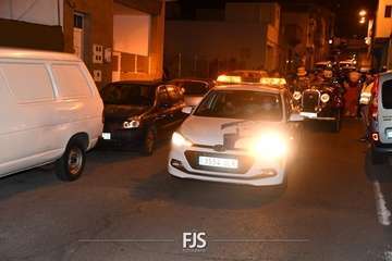 Papá Noel visita de sorpresa Lomo Magullo (Telde)/Francisco Javier Santana.